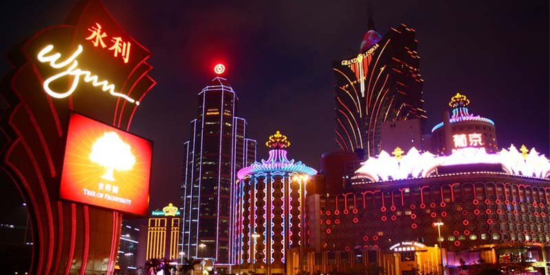Macau's gambling district