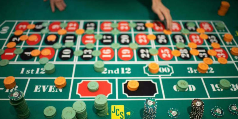 A game of roulette at a Japanese casino.