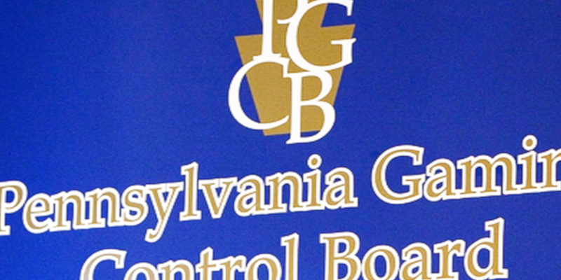 Pennsylvania's Gaming Board official banner.
