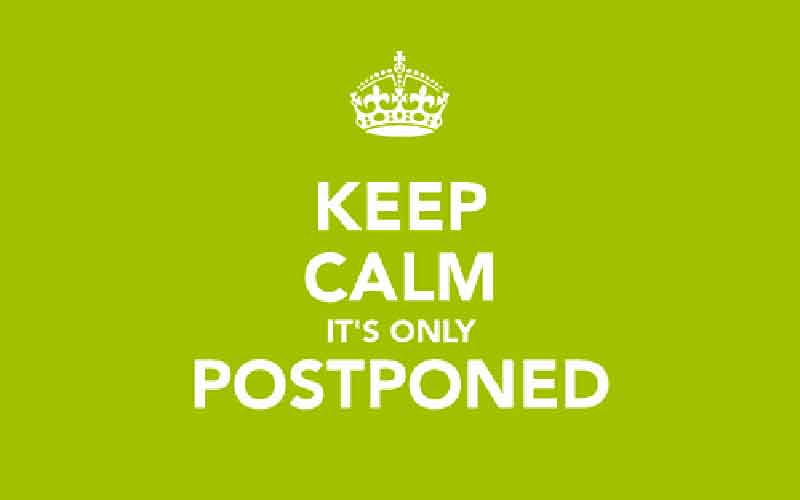 postponed