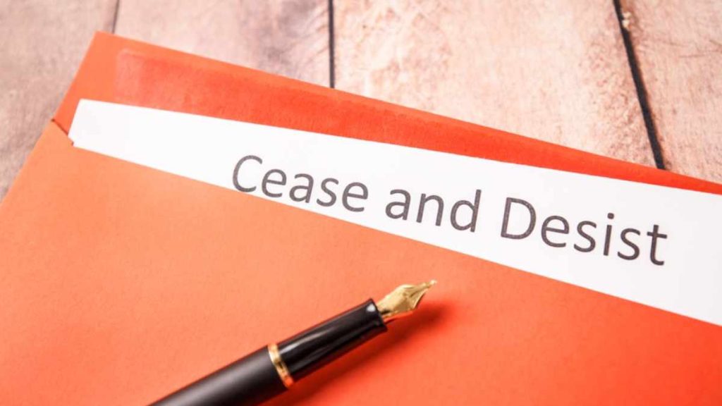 cease-and-desist