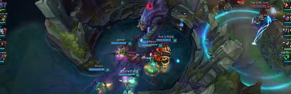 baron fight in league of legends (LoL)